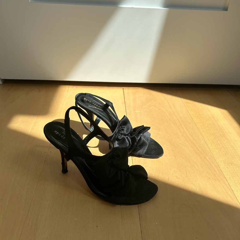 Black Kate spade heels